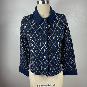 Marc by Marc Jacobs Sequin Patterned Cardigan